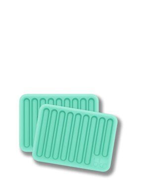bkr Jules Green Ice Tube Water Bottle Cube Trays (Set of 2) - New